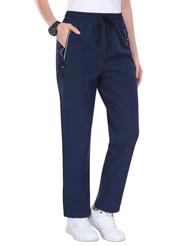 [MoFiz] 防寒ズボン レディース トレッキングパンツ 裏起毛 登山 ソフトシェルパンツ アウトドア 防風 防水厚手 秋冬用